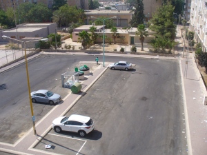 parking lot, negev, dimona, beet sheva, apartment, view, window, israel